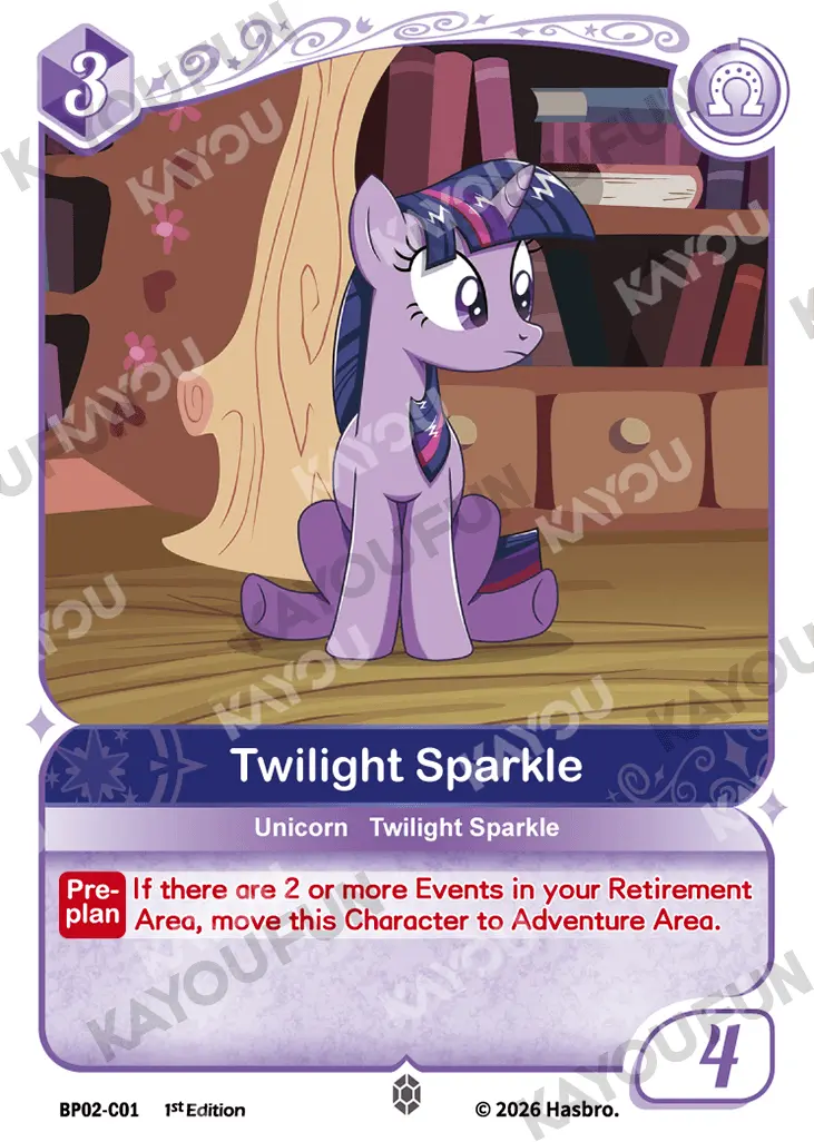 Kartu Kayou My Little Pony - Twilight Sparkle (C)