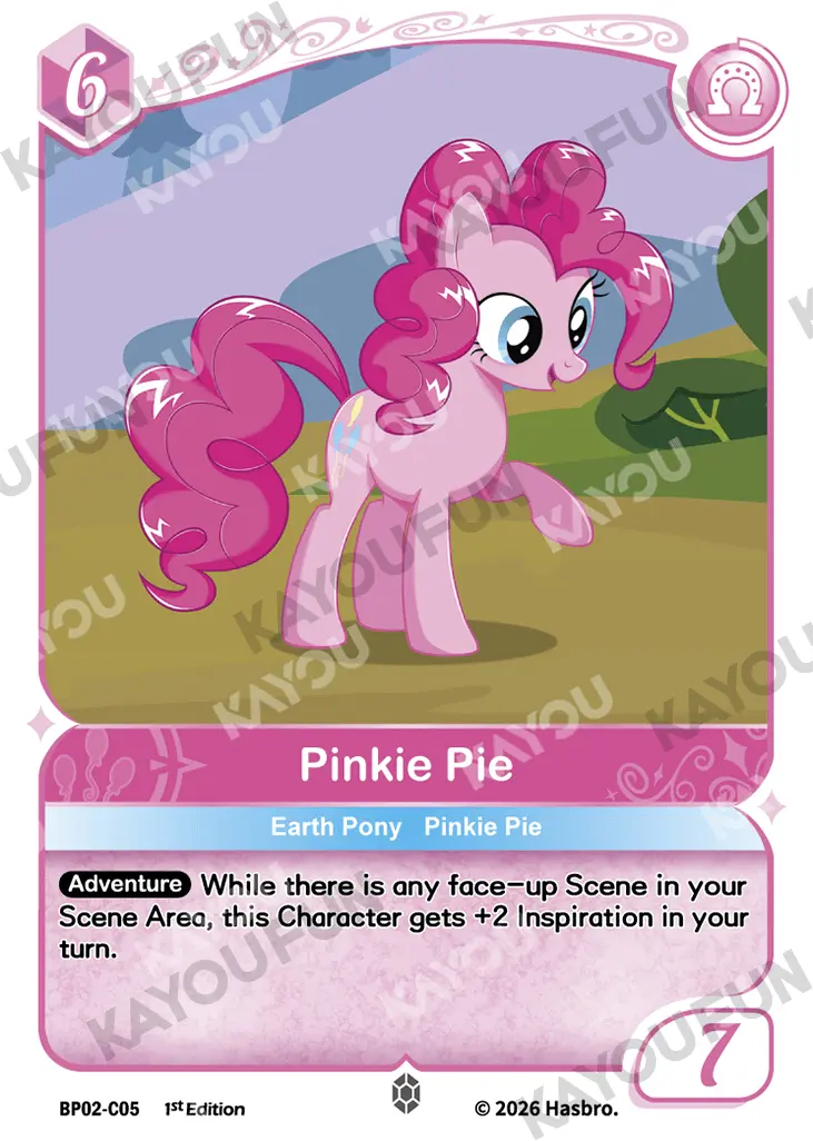 Kartu Kayou My Little Pony - Pinkie Pie (C)