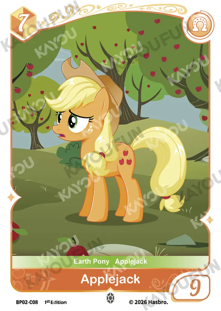 Kartu Kayou My Little Pony - Applejack (C)