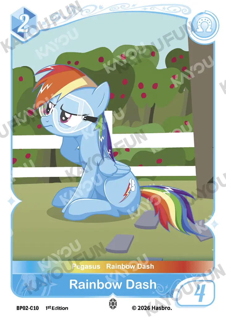 Kartu Kayou My Little Pony - Rainbow Dash (C)