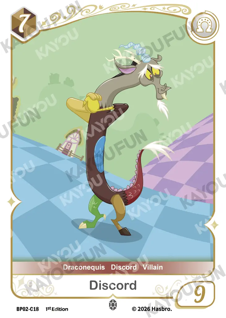 Kartu Kayou My Little Pony - Discord (C)