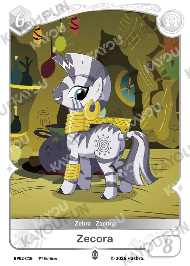 Kartu Kayou My Little Pony - Zecora (C)