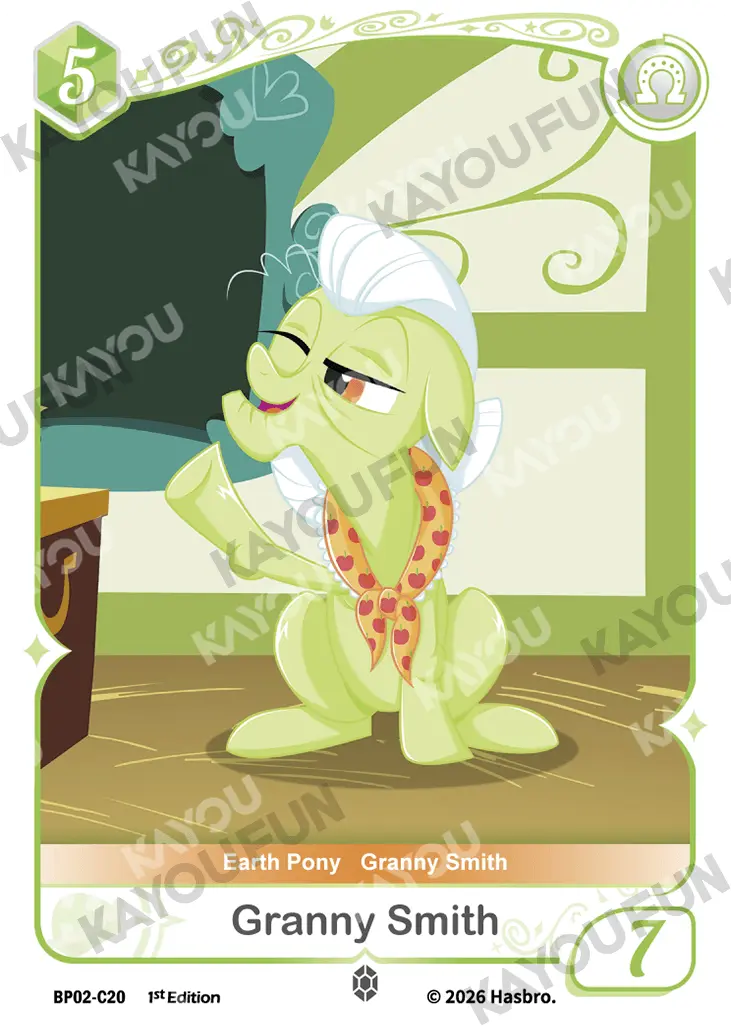Kartu Kayou My Little Pony - Granny Smith (C)