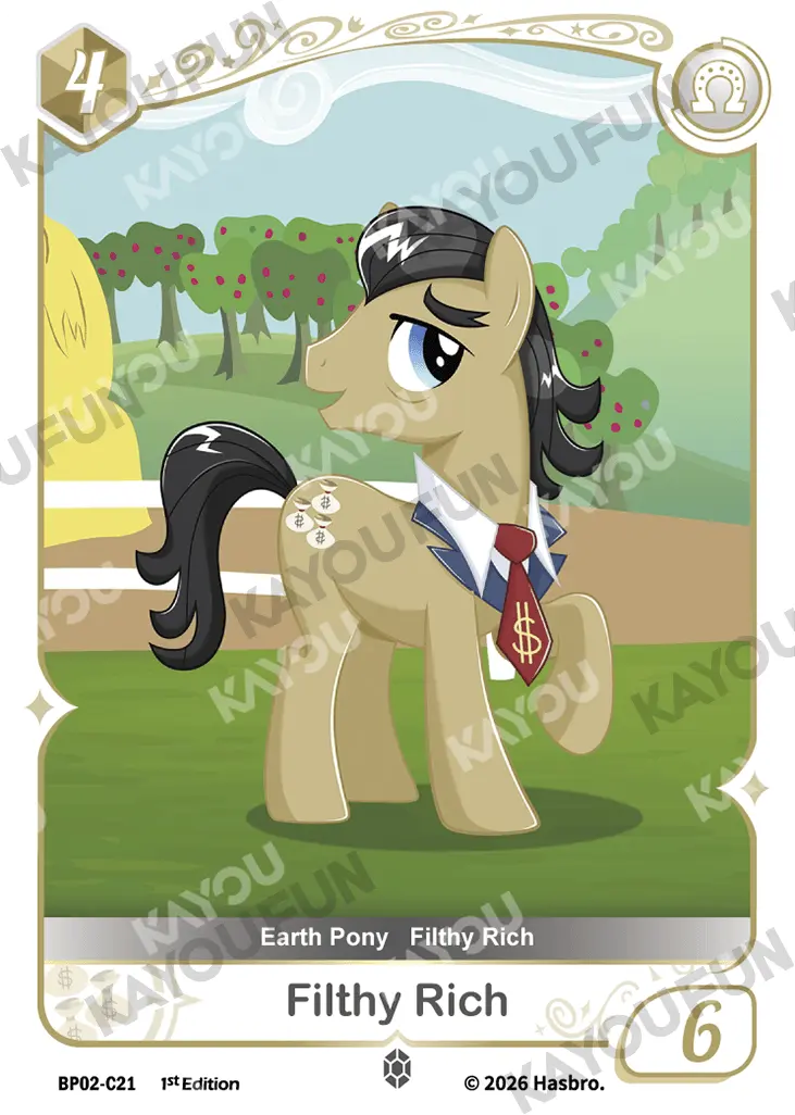 Kartu Kayou My Little Pony - Filthy Rich (C)