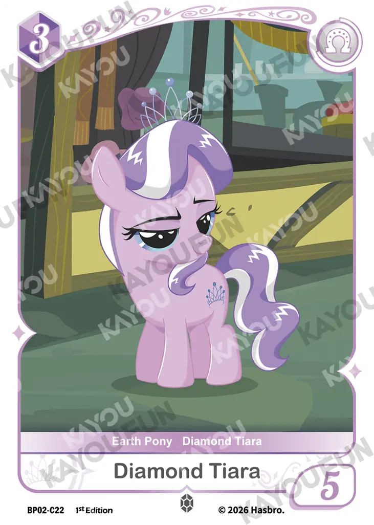 Kartu Kayou My Little Pony - Diamond Tiara (C)