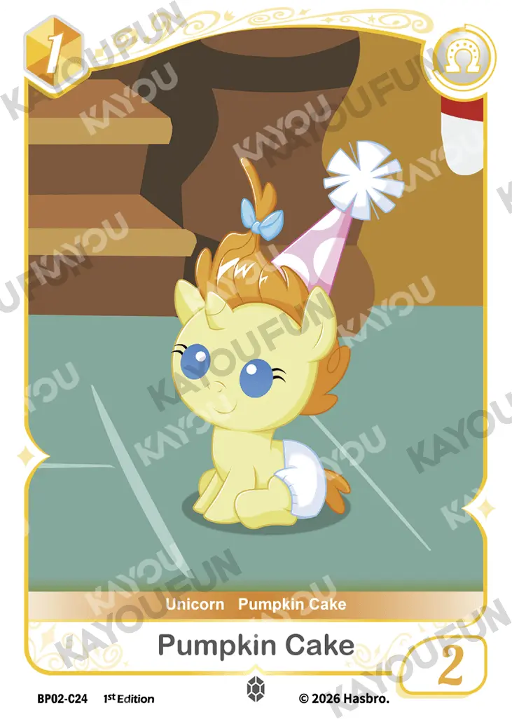 Kartu Kayou My Little Pony - Pumpkin Cake (C)