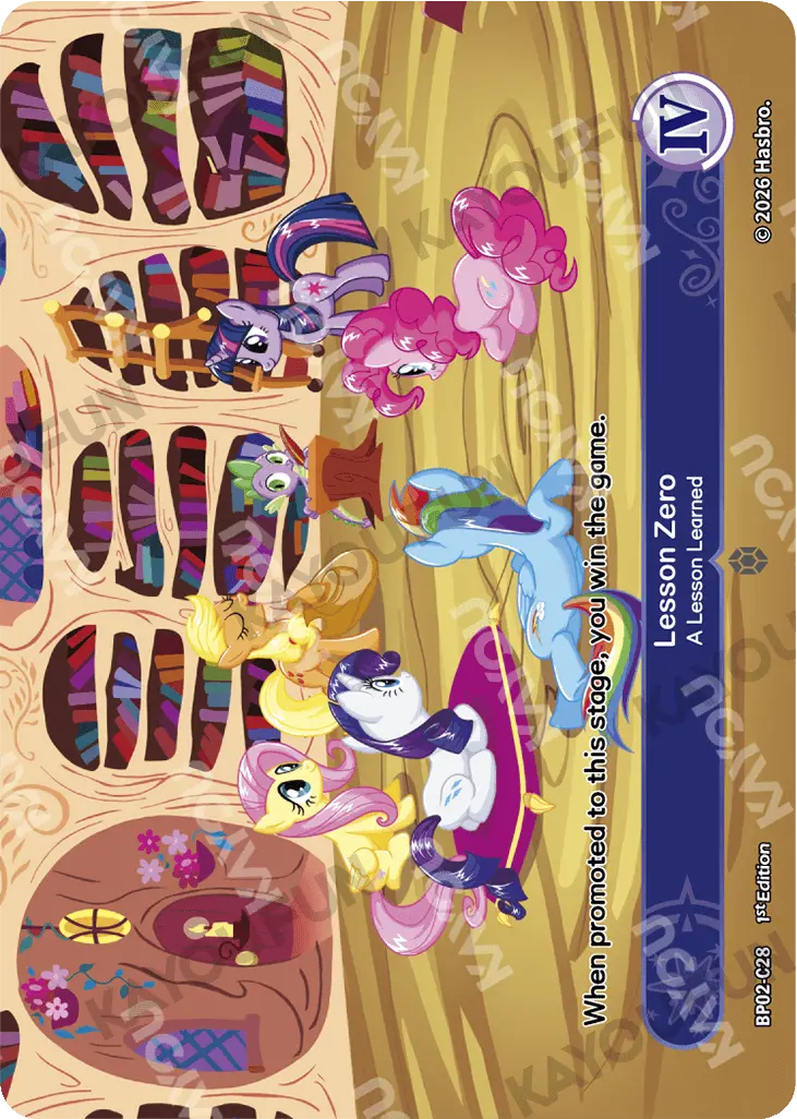 Kartu Kayou My Little Pony - Lesson Zero - A Lesson Learned (C)