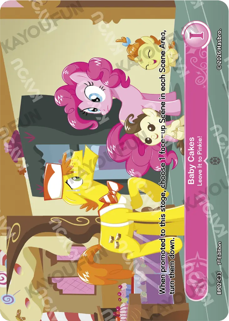Kartu Kayou My Little Pony - Baby Cakes - Leave It to Pinkie! (C)