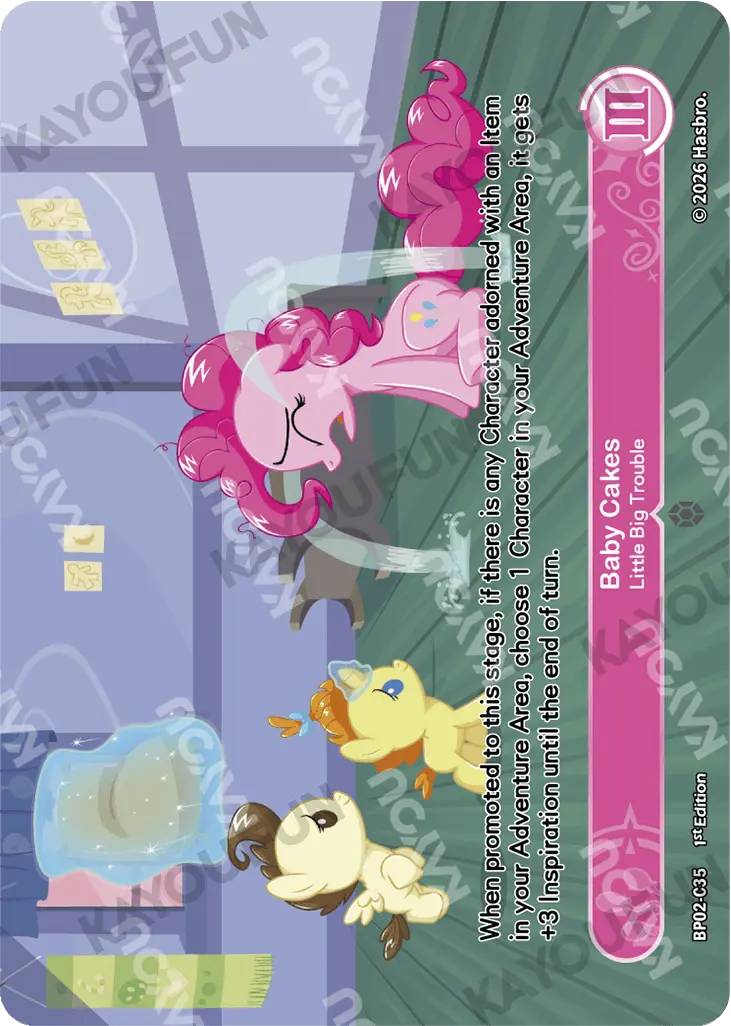 Kartu Kayou My Little Pony - Baby Cakes - Little Big Trouble (C)