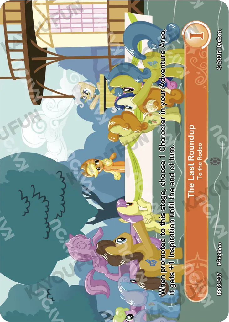 Kartu Kayou My Little Pony - The Last Roundup - To the Rodeo (C)