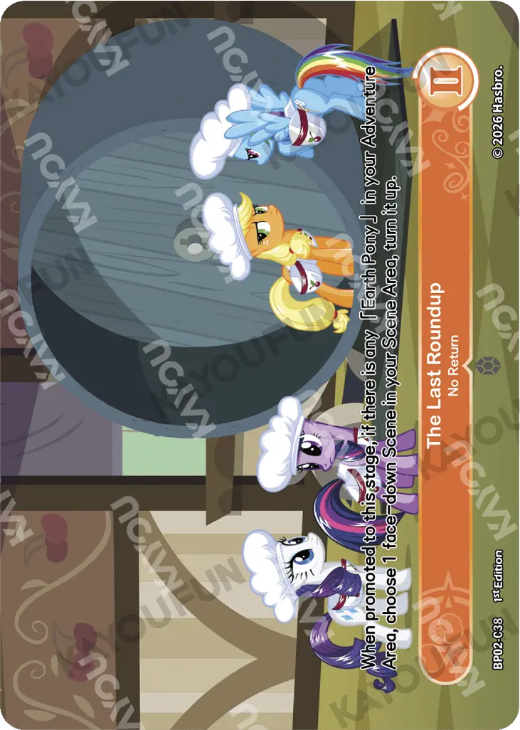 Kartu Kayou My Little Pony - The Last Roundup - No Return (C)