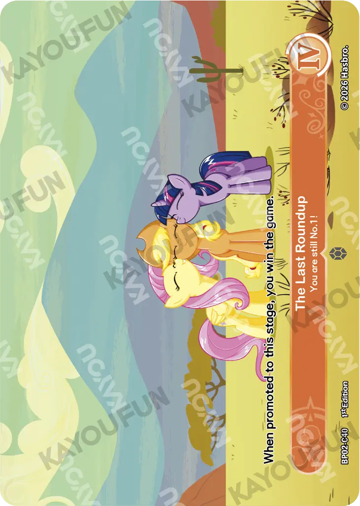 Kartu Kayou My Little Pony - The Last Roundup - You are still No.1! (C)