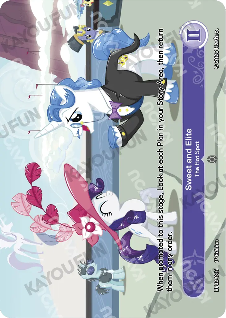 Kartu Kayou My Little Pony TCG - Sweet and Elite - The Hot Spot (C)