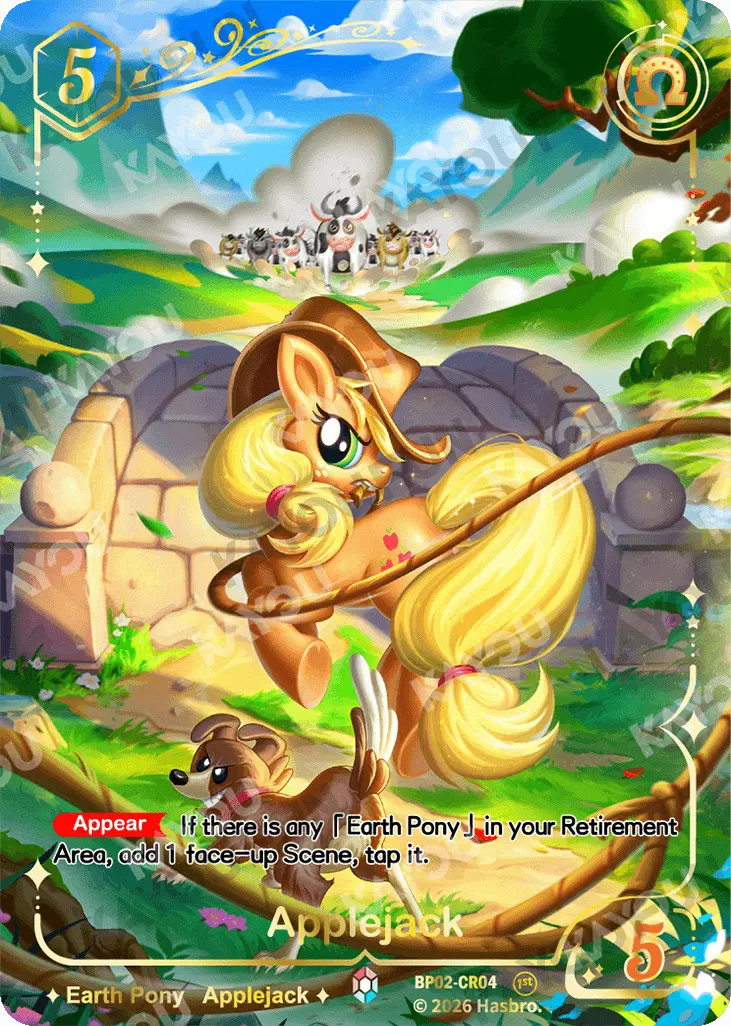 Kartu Kayou My Little Pony - Applejack (CR)