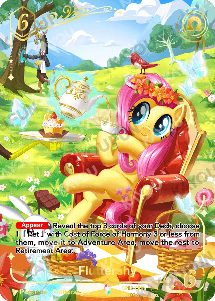 Kartu Kayou My Little Pony - Fluttershy (CR)