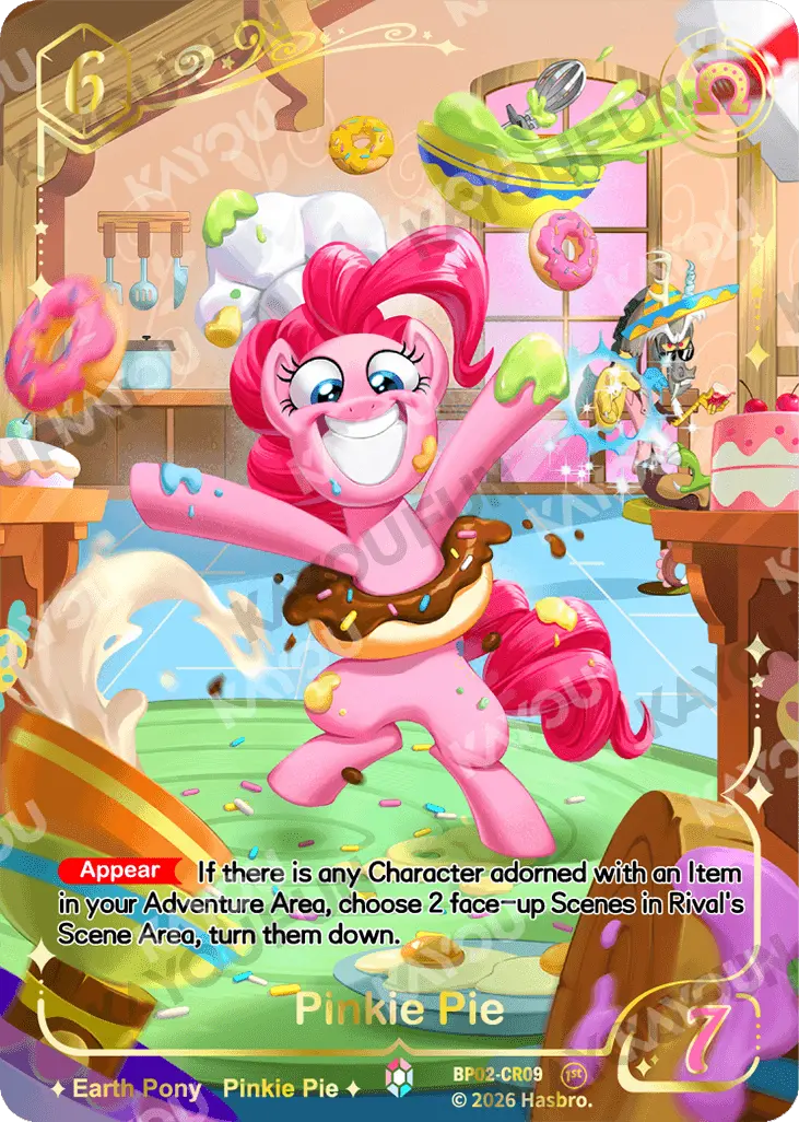 Kartu Kayou My Little Pony - Pinkie Pie (CR)