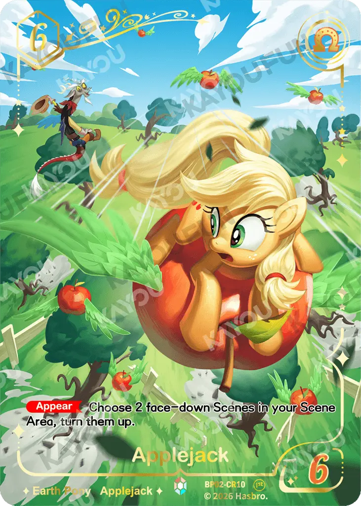 Kartu Kayou My Little Pony - Applejack (CR)