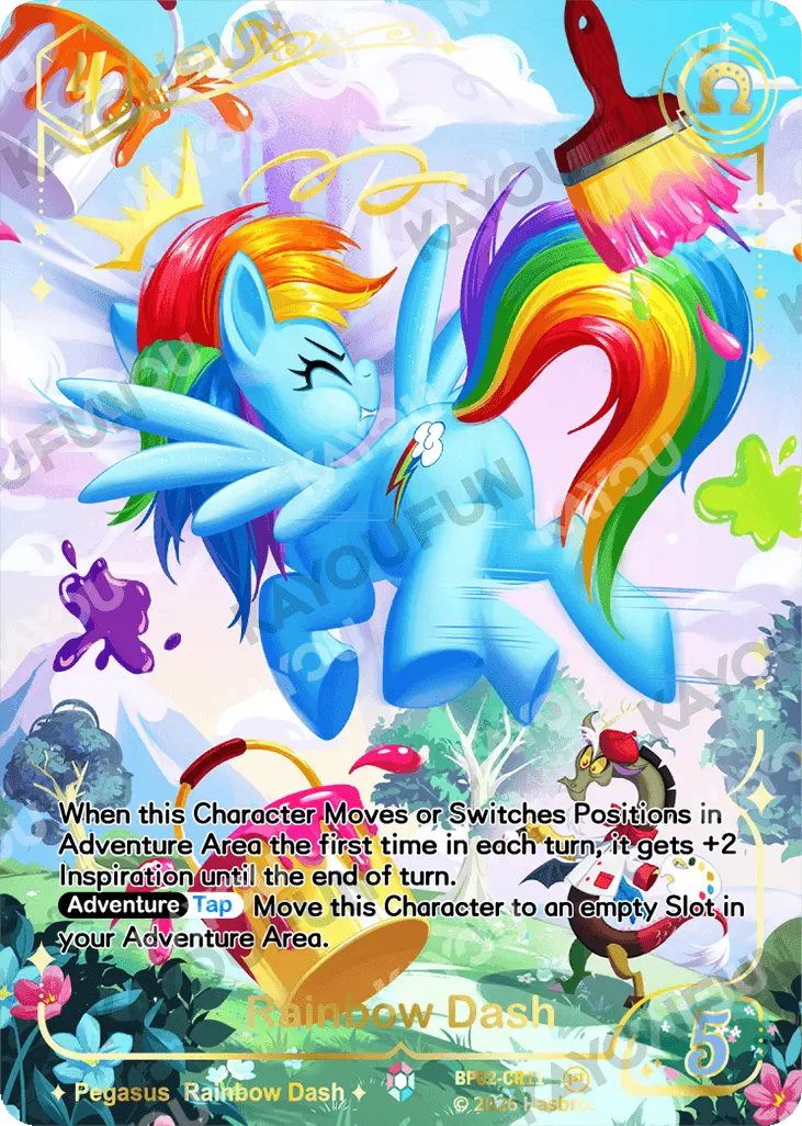 Kartu Kayou My Little Pony - Rainbow Dash (CR)