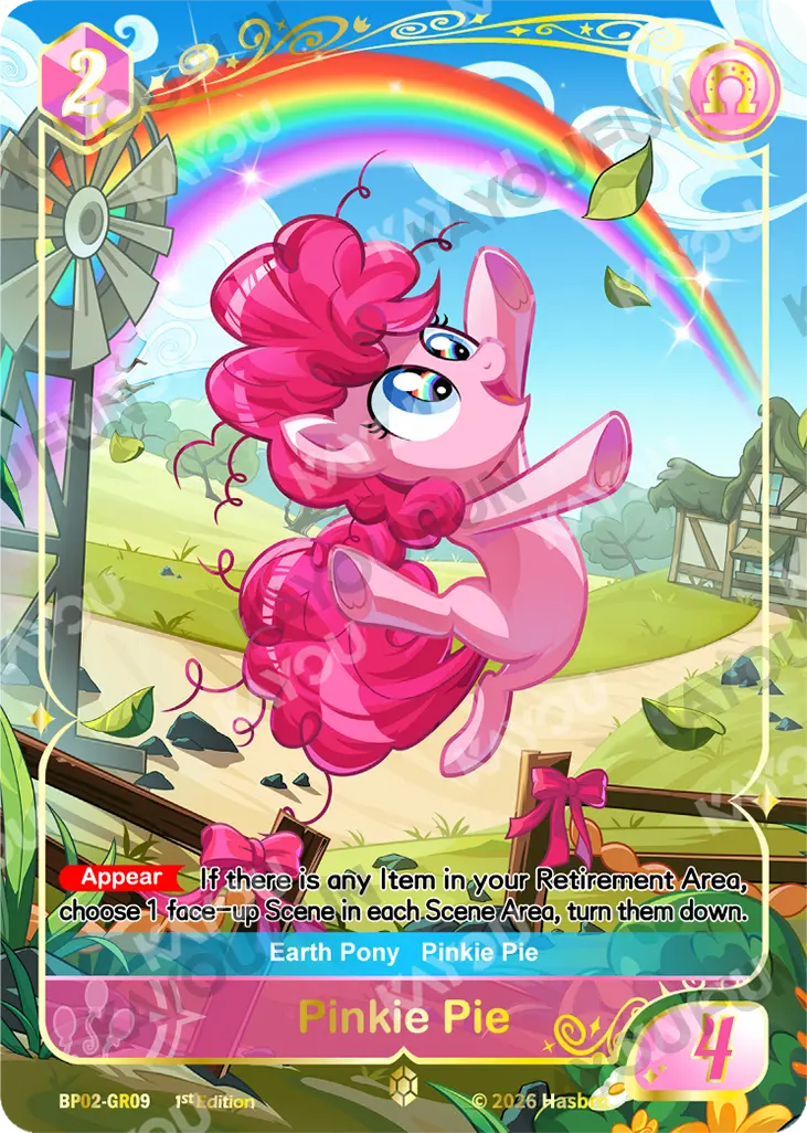 Kartu Kayou My Little Pony - Pinkie Pie (GR)