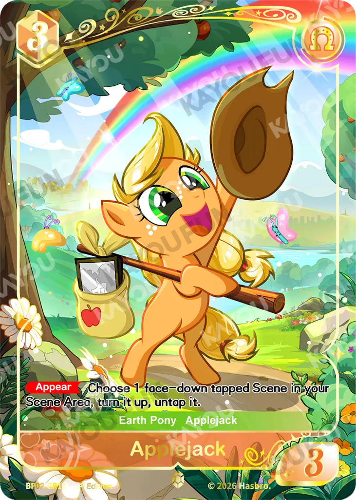Kartu Kayou My Little Pony - Applejack (GR)