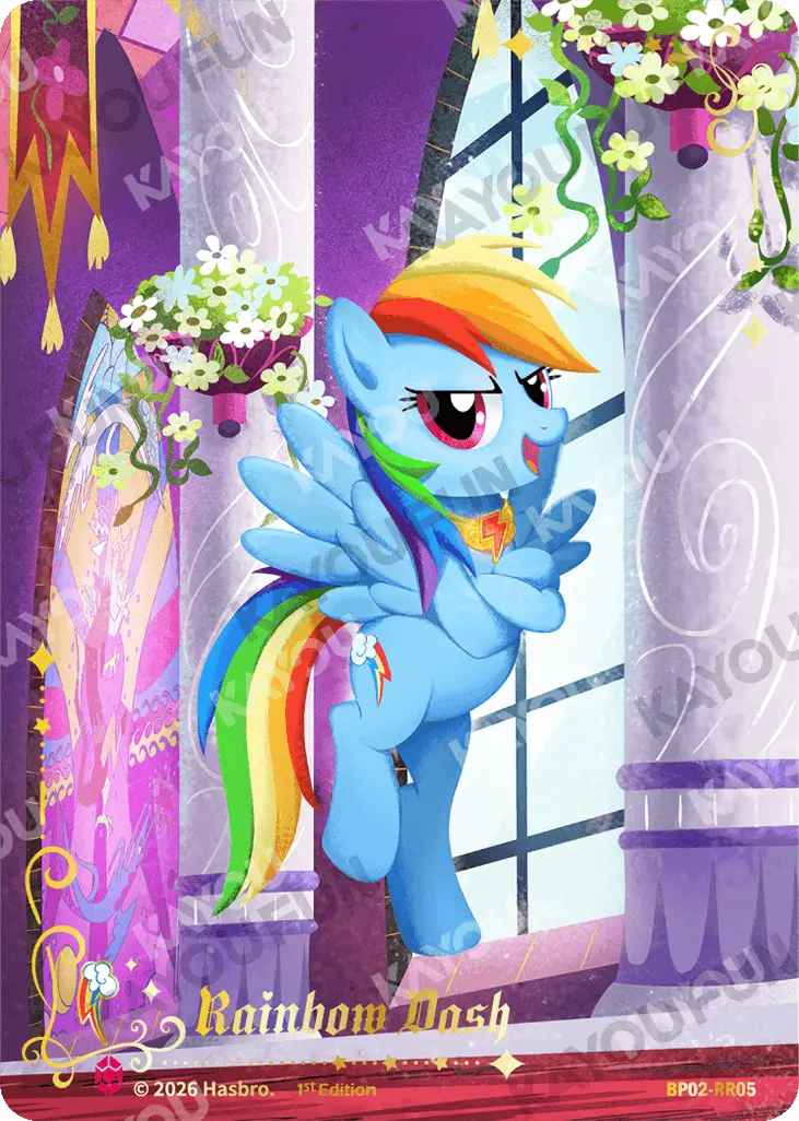 Kartu Kayou My Little Pony - Rainbow Dash (RR)