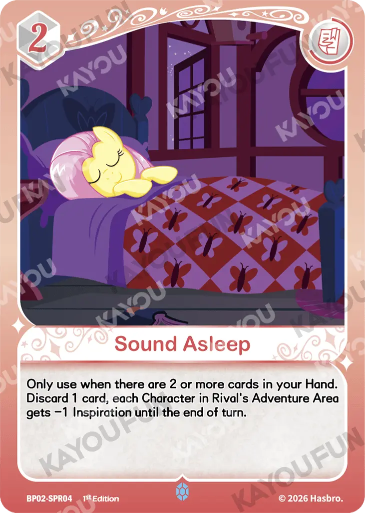 Kartu Kayou My Little Pony - Sound Asleep (SPR)