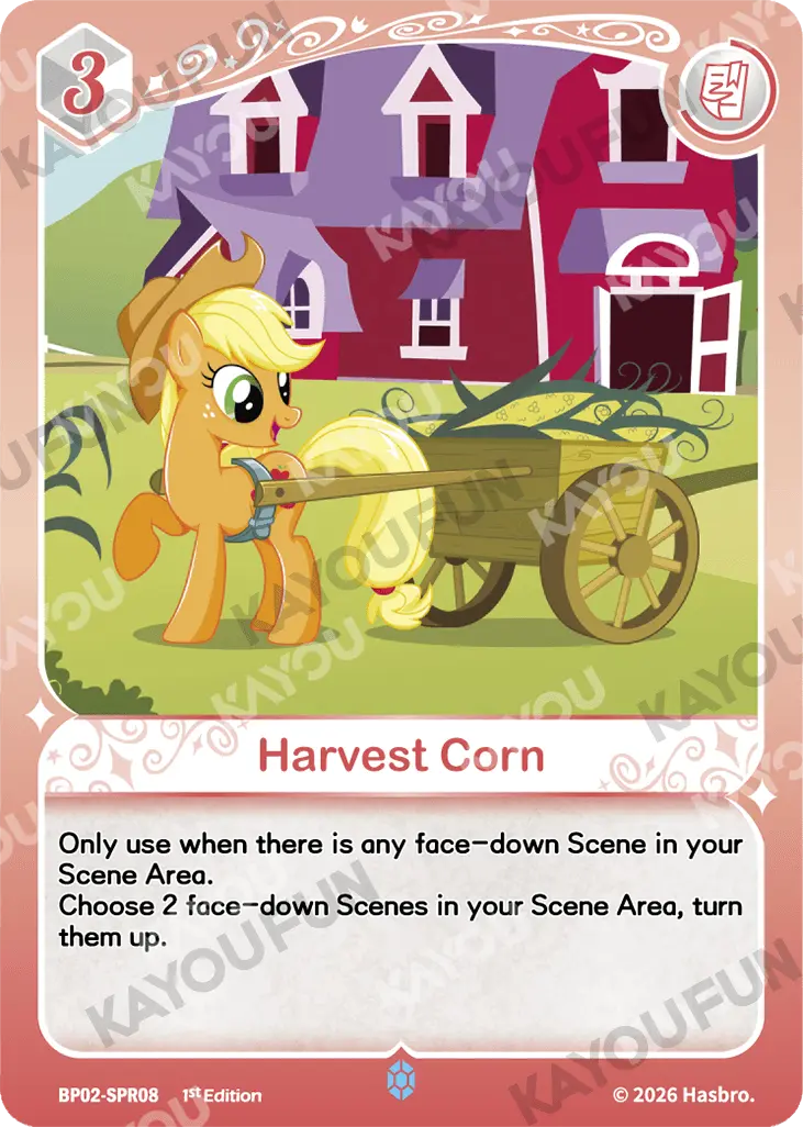 Kartu Kayou My Little Pony - Harvest Corn (SPR)