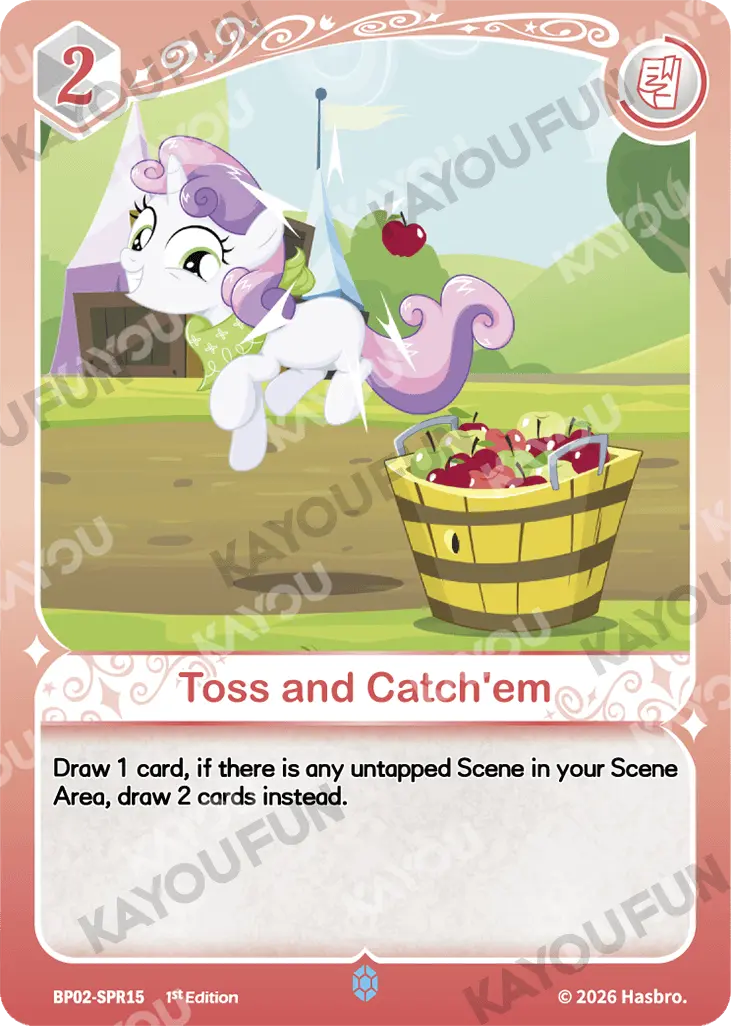 Kartu Kayou My Little Pony - Toss and Catch'em (SPR)