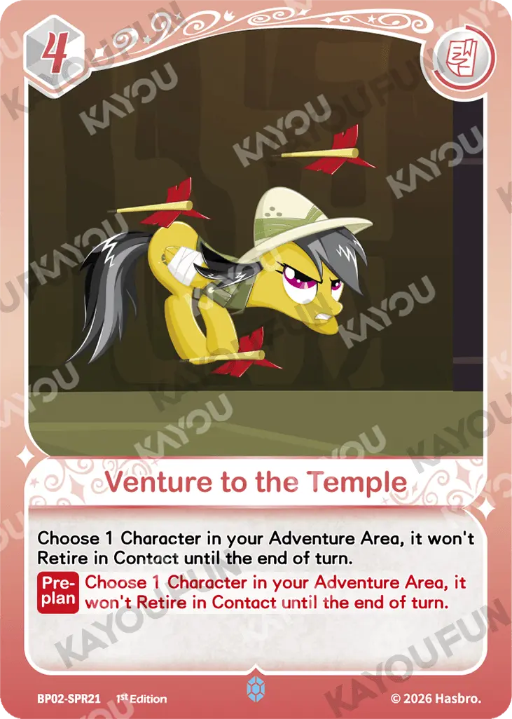 Kartu Kayou My Little Pony - Venture to the Temple (SPR)