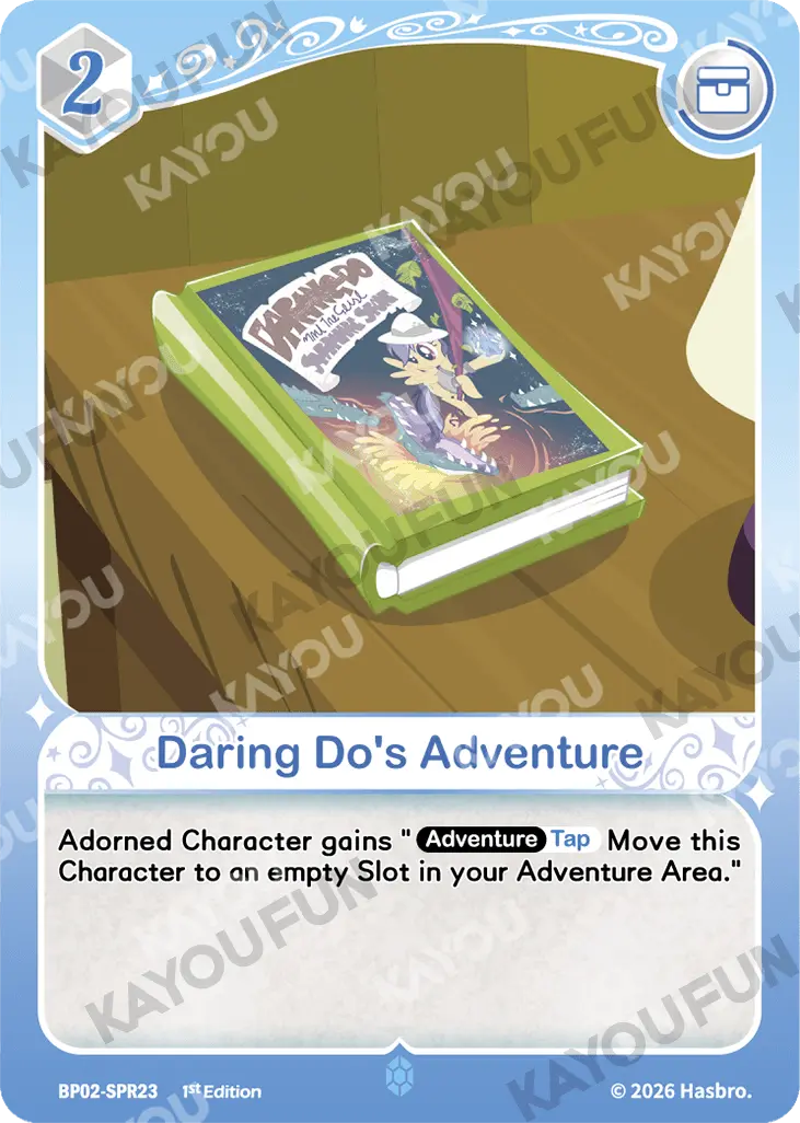 Kartu Kayou My Little Pony - Daring Do's Adventure (SPR)