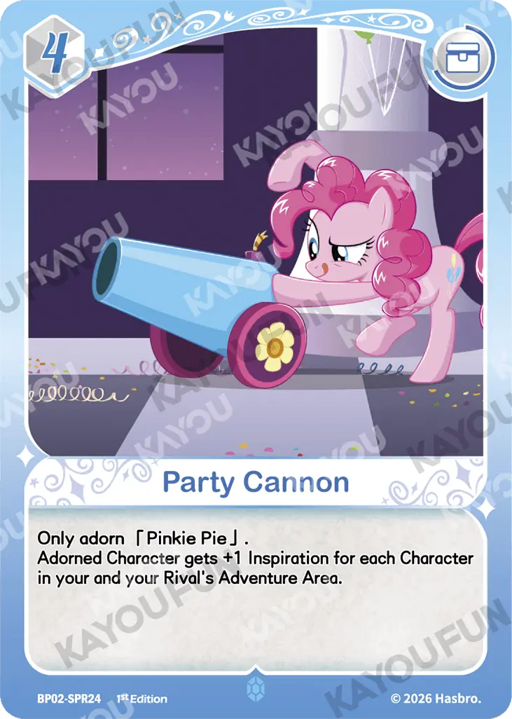 Kartu Kayou My Little Pony - Party Cannon (SPR)