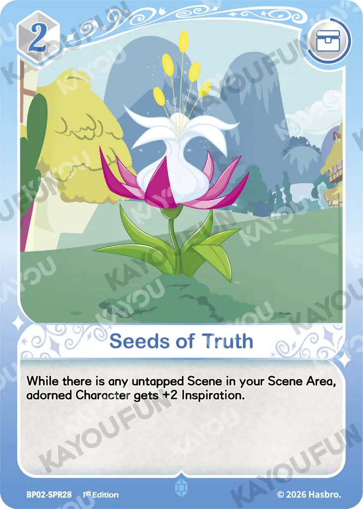 Kartu Kayou My Little Pony - Seeds of Truth (SPR)