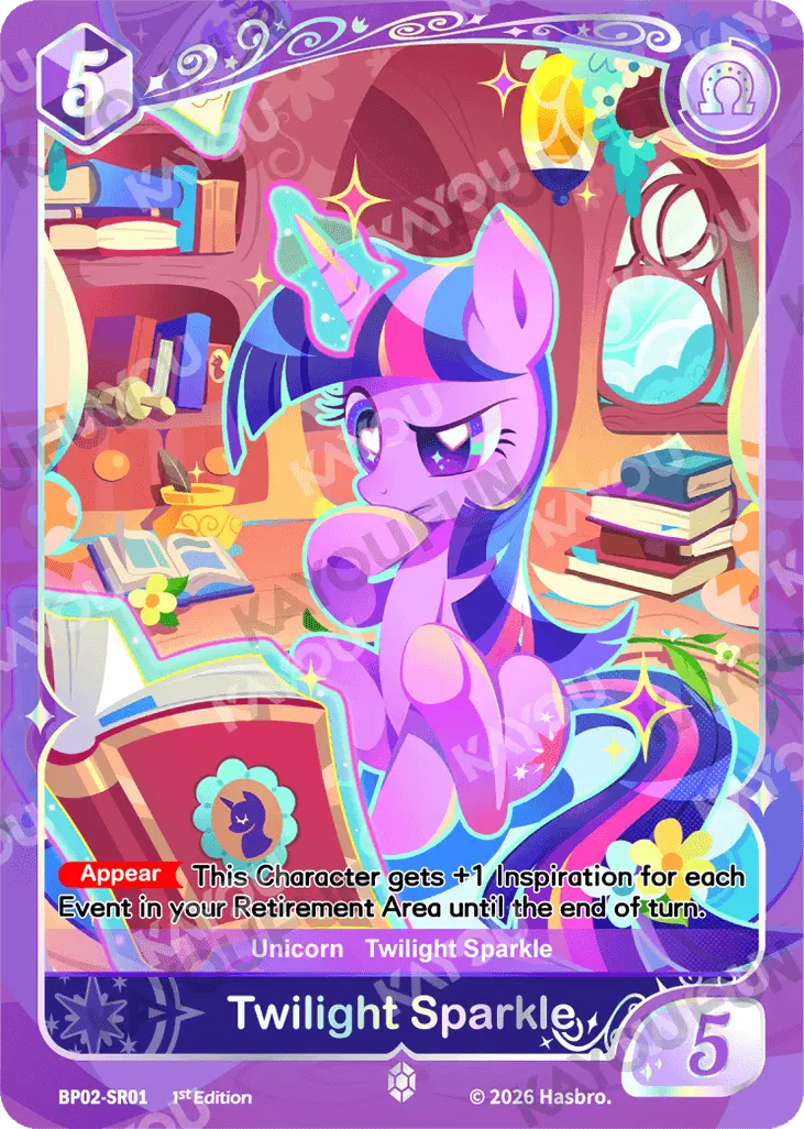 Kartu Kayou My Little Pony - Twilight Sparkle (SR)