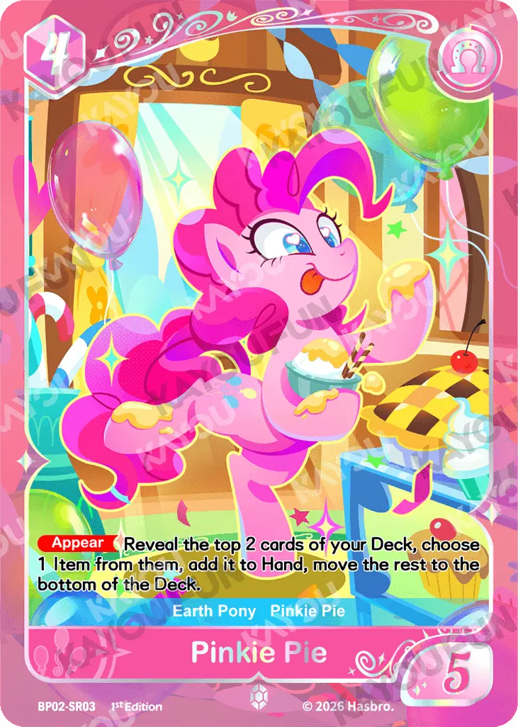 Kartu Kayou My Little Pony - Pinkie Pie (SR)