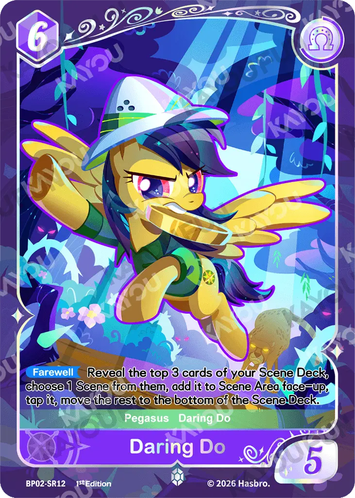 Kartu Kayou My Little Pony - Daring Do (SR)