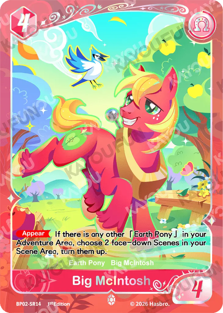 Kartu Kayou My Little Pony - Big McIntosh (SR)