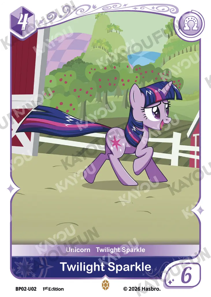 Kartu Kayou My Little Pony - Twilight Sparkle (U)