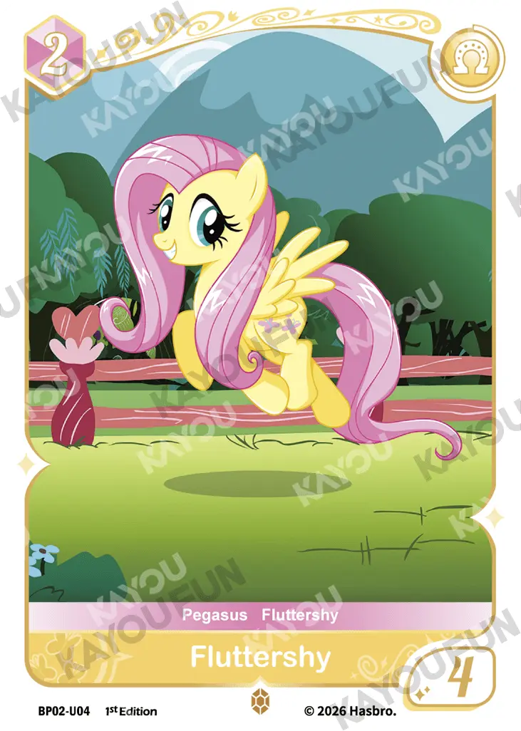 Kartu Kayou My Little Pony - Fluttershy (U)