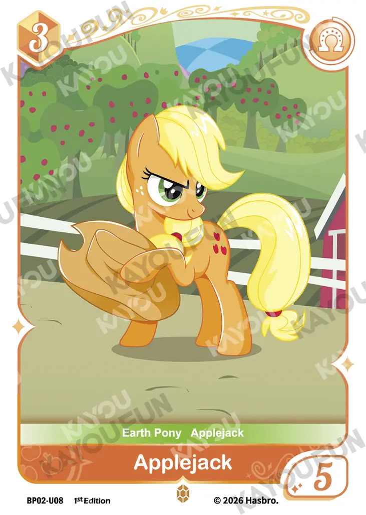 Kartu Kayou My Little Pony - Applejack (U)