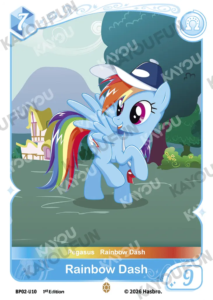 Kartu Kayou My Little Pony - Rainbow Dash (U)