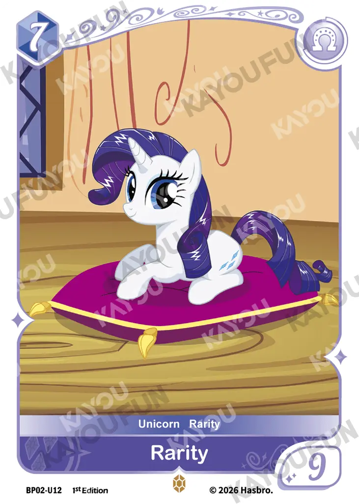 Kartu Kayou My Little Pony - Rarity (U)