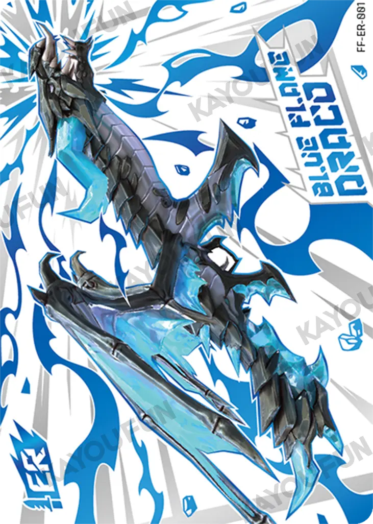 Kartu Kayou Free Fire - Blue Flame Draco (ER)