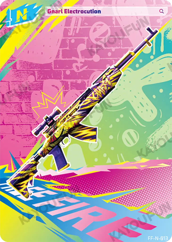 Kartu Kayou Free Fire - Gnarl Electrocution (N)