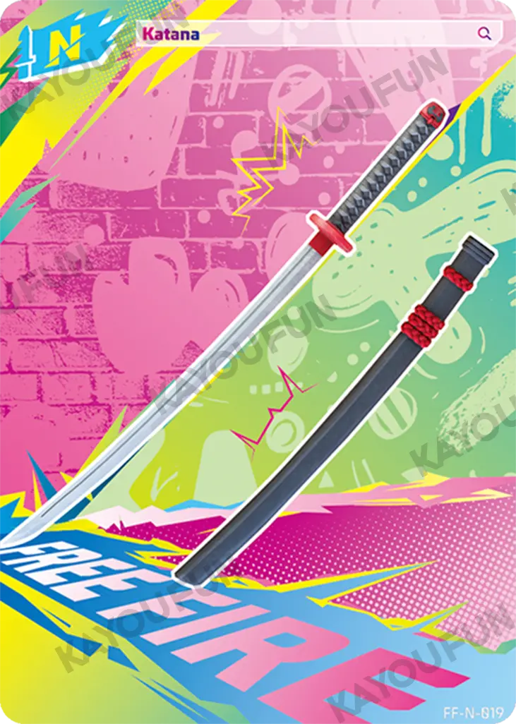 Kartu Kayou Free Fire - Katana (N)