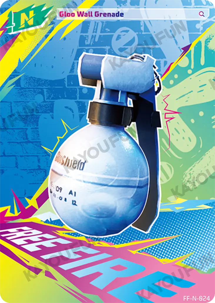 Kartu Kayou Free Fire - Gloo Wall Grenade (N)