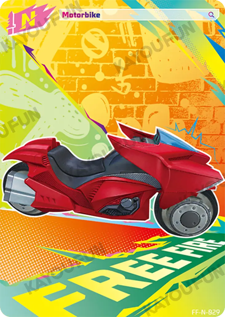 Kartu Kayou Free Fire - Motorbike (N)