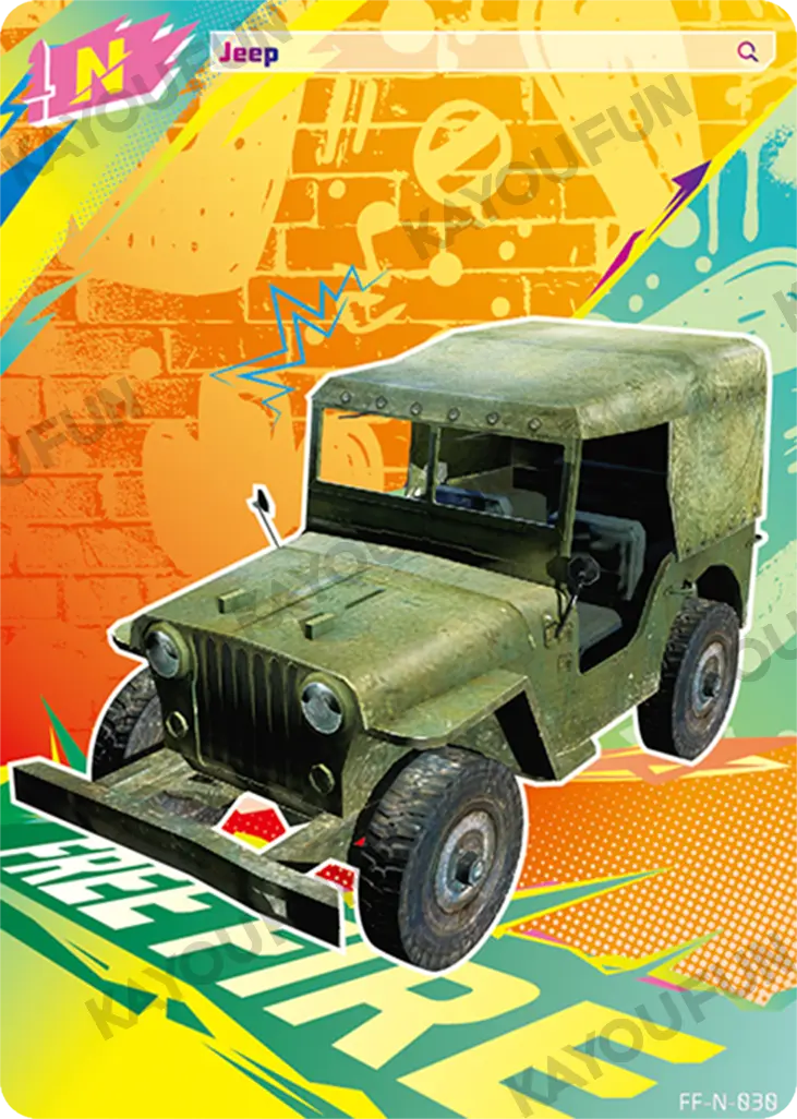 Kartu Kayou Free Fire - Jeep (N)