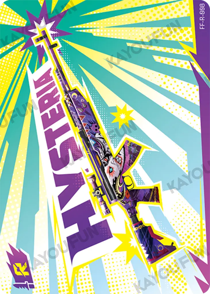 Kartu Kayou Free Fire - Hysteria (R)
