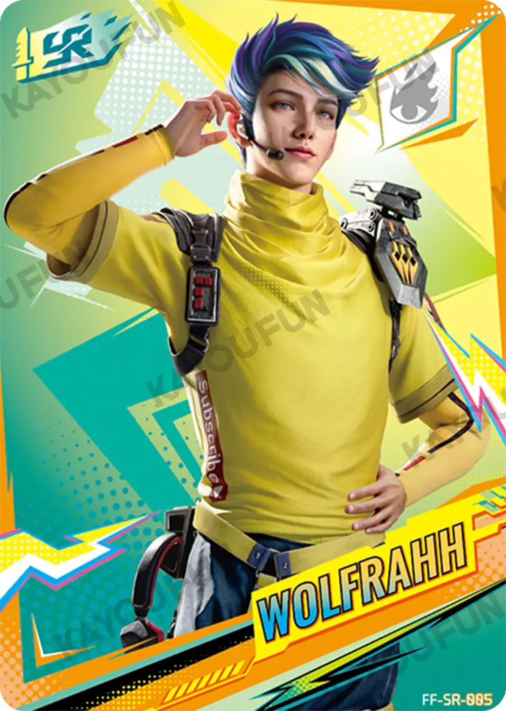 Kartu Kayou Free Fire - Wolfrahh (SR)