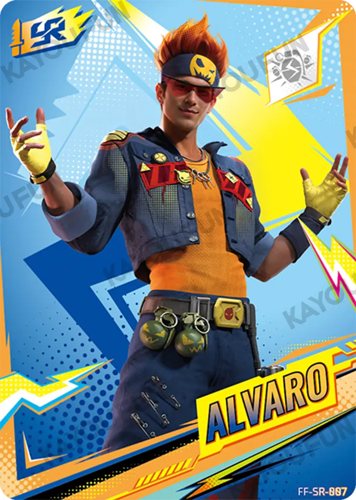 Kartu Kayou Free Fire - Alvaro (SR)
